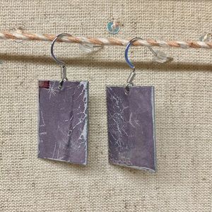 ♻️ Recycled Paper Earrings